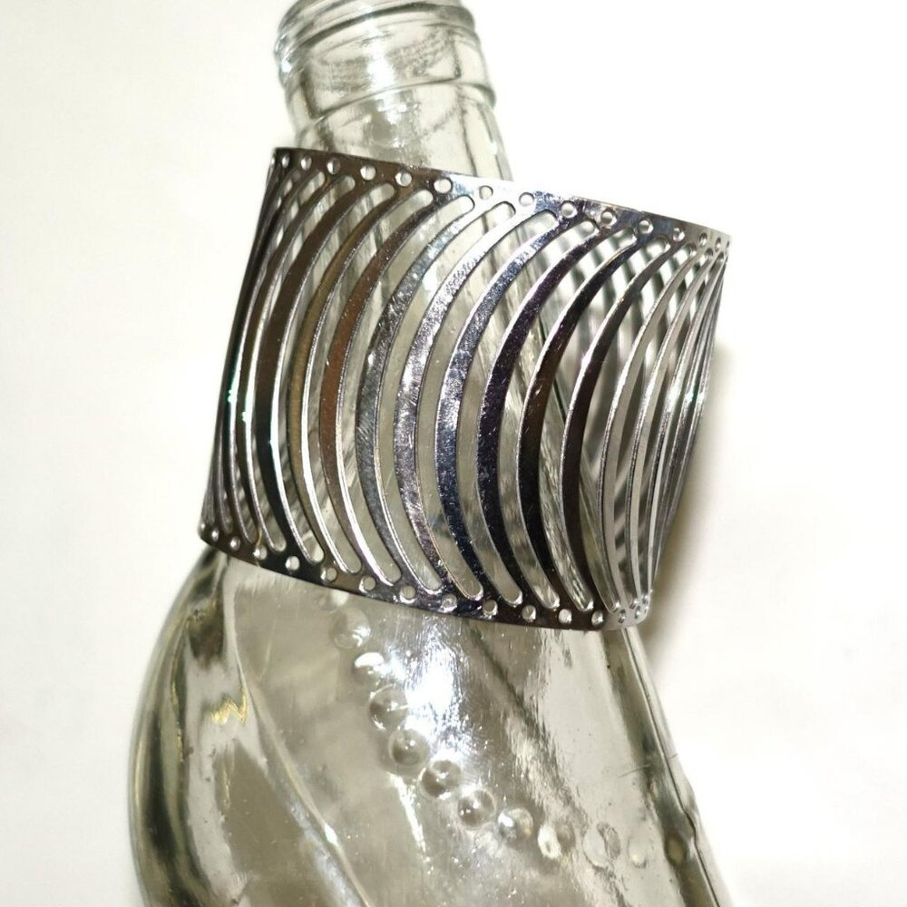 Silver tone Cuff Bracelet